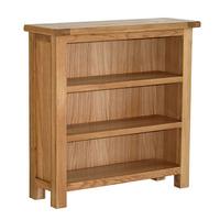 Rosebery Solid Oak 3 Shelf Bookcase