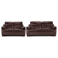 Rose Bay Sienna 3 Seater and 2 Seater Suite Chocolate