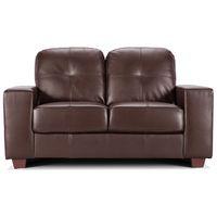 Rose Bay Roma 2 Seater Leather Sofa Brown