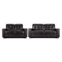 Rose Bay Roma 3 Seater and 2 Seater Suite Black