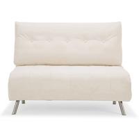 Romeo Fabric Sofabed Ivory White