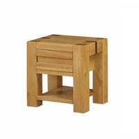 Rossdale Wooden End Table In Solid Oak With 1 Drawer