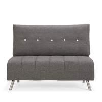 romeo fabric sofabed pebble grey