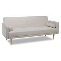 romano fabric sofa bed cream