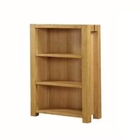 Rossdale Wooden Small Bookcase In Solid Oak