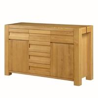 Rossdale Wooden Sideboard In Solid Oak With 2 Doors