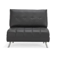 romeo faux leather sofa bed