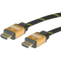 Roline Gold HDMI High Speed Cable with Ethernet (1.0m)
