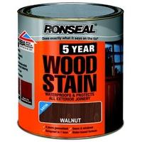 Ronseal 5YWW750 750ml 5 Year Woodstain - Walnut