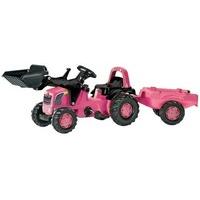 Rolly Pink Tractor With Trailer And Loader 024537
