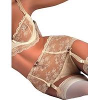 Roza Fifi Suspender in Ivory / Large