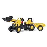 Rolly Toys Rolly Kid JCB Tractor with Frontloader and Trailer