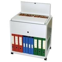 rotadex universal filing trolley steel capacity 120 a4 or foolscap fil ...