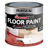 Ronseal DHFPWH25L 2.5L Diamond Hard Floor Paint - White