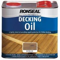 Ronseal DONO25L 2.5L Decking Oil - Natural Oak