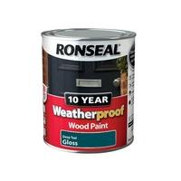 ronseal wpdtg750 750 ml 10 year weatherproof exterior wood deep gloss  ...