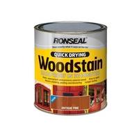 Ronseal QDWSSW750 750 ml Satin Finish Quick Dry Woodstain - Smoked Walnut