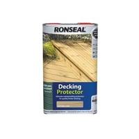 ronseal dpno5l decking protector natural oak 5 litre