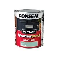 ronseal wpdes750 750 ml 10 year weatherproof exterior satin finish woo ...