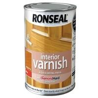 Ronseal RSLINGAP750 750ml Quick Dry Gloss Interior Varnish - Antique Pine