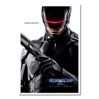 Robocop 2014 Teaser Poster White Framed - 96.5 x 66 cms (Approx 38 x 26 inches)