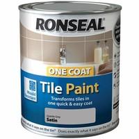 Ronseal One Coat Tile Paint - 750ml