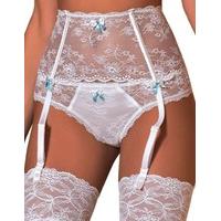 Roza Fifi White Lace Thong Small