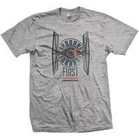 rockoff trade mens first order distress t shirt grey small