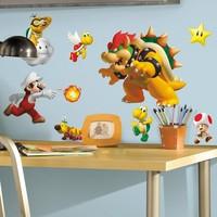 RoomMates Repositionable Childrens Wall Stickers Nintendo Super Mario