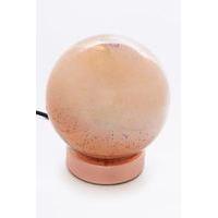 round mirrored galaxy table lamp copper