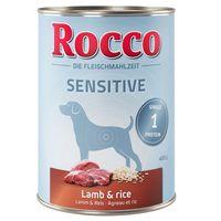 Rocco Sensitive Saver Pack 12 x 400g - Lamb & Rice