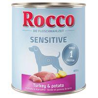 Rocco Sensitive 6 x 800g - Turkey & Potatoes