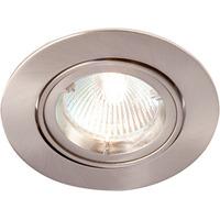 robus 50w gugz10 die cast directional downlight brushed chrome