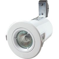 robus 50w gu10 die cast straight fire rated downlight