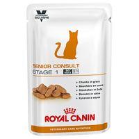 Royal Canin Vet Care Nutrition Cat - Senior Consult Stage 1 - Saver Pack: 48 x 100g