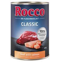 Rocco Classic Saver Pack 12 x 400g - Beef with Poultry Hearts
