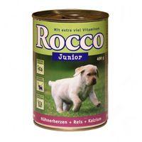 Rocco Junior Saver Pack 12 x 400g - Poultry, Game, Rice & Calcium