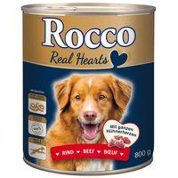 Rocco Real Hearts 6 x 800g - Chicken with whole Chicken Hearts