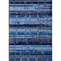 Rockefeller Blue Geometric Rug - Louis de poortere 60X90