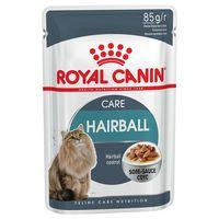 royal canin hairball care in gravy saver pack 48 x 85g