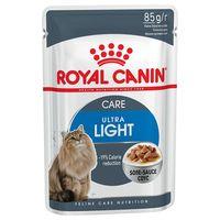 royal canin ultra light in gravy saver pack 48 x 85g