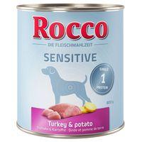 Rocco Sensitive Saver Pack 24 x 800g - Turkey & Potatoes