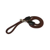 rope twist lead 64 brown