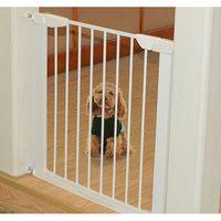 Royal Pet Retractable Metal Stair Safety Gate Barrier in White