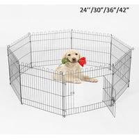 Royal 8 Panel Metal Indoor and Outdoor Dog Kennel Playpen Cage