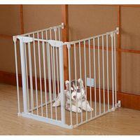 Royal 3 Panel Pet Folding Safety Gate Room Divider Fire Guard in White