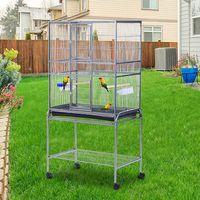 Royal Large Mobile Bird Cage with Stand and Wheels