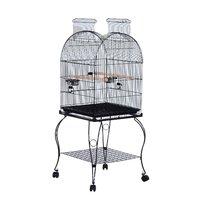 Royal Large Metal Budgie Finch Cockatiel Bird Cage with Wheels