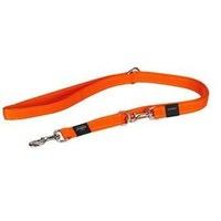 rogz lumberjack multipurpose lead reflective orange