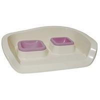 Rosewood Twin Nuvola 2 Feeding Tray Set, Cotton Candy